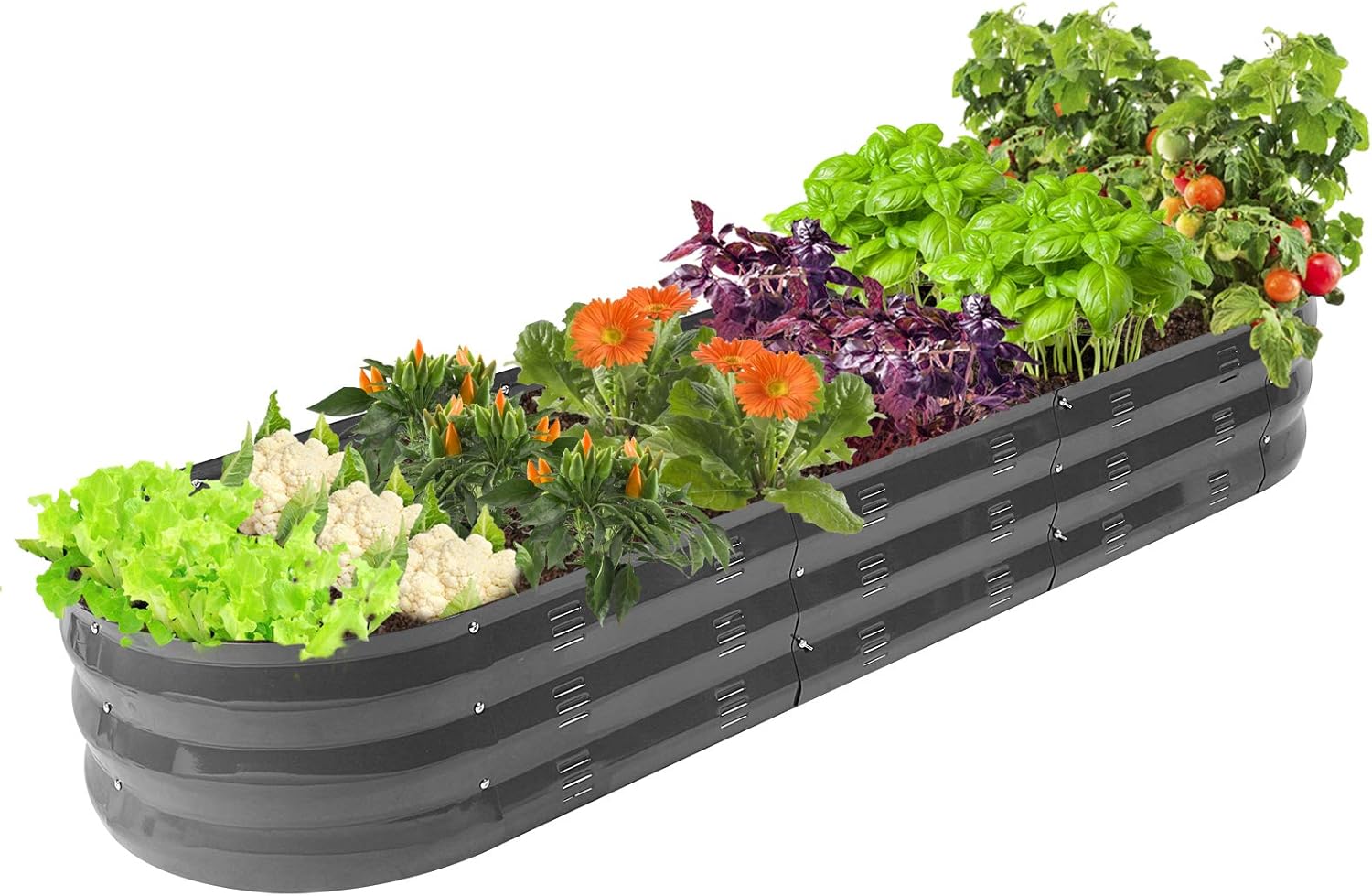 Planter Raised Metal - 67-Inch Raised Garden Bed, Metal Planter