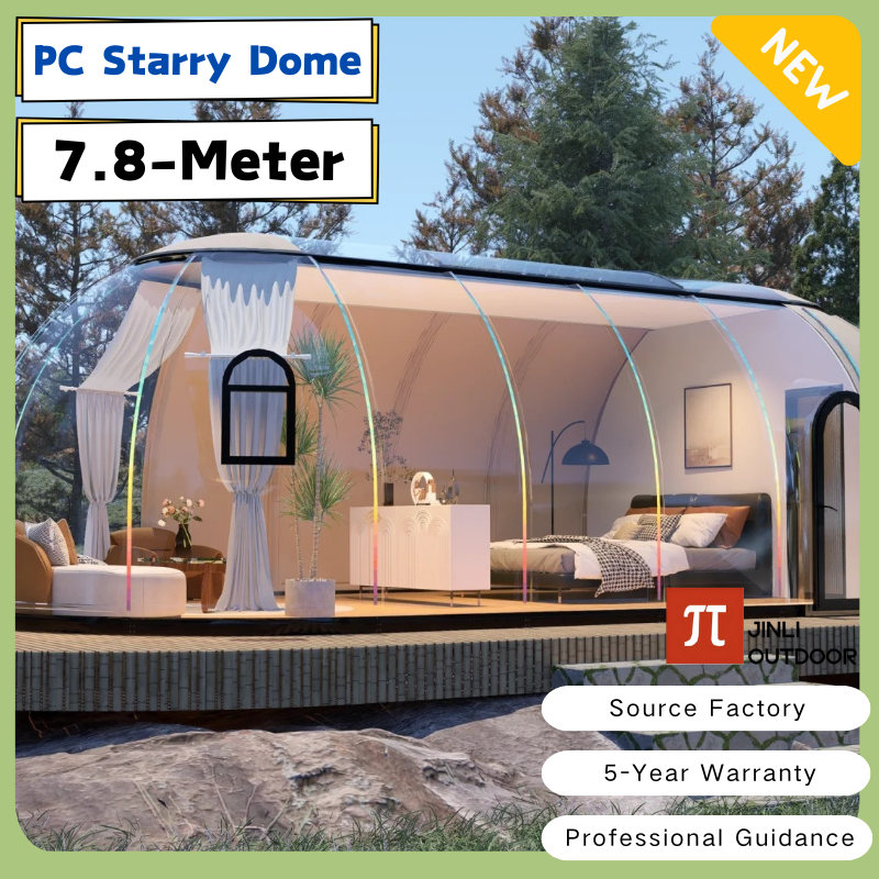Outdoor Furniture Sales - 7.8-Meter Transparent Starry PC Dome Tent