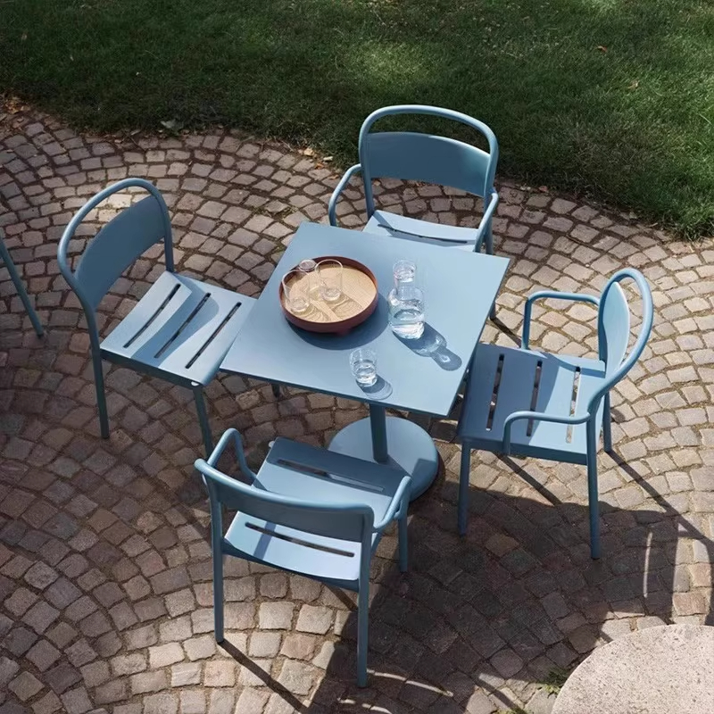 Outdoor Furniture Shop - Popular All Aluminum Metal Iron Art