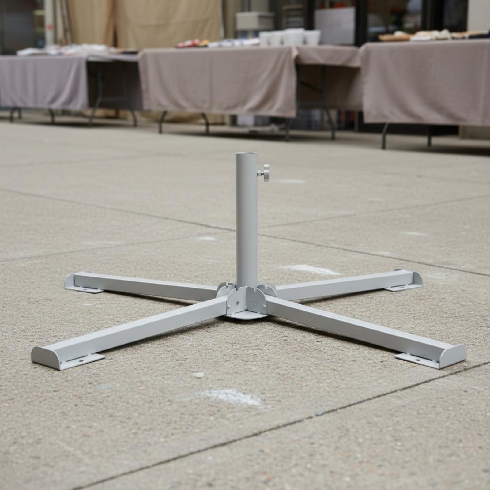 Outdoor Furniture Legs - Cross Umbrella Stand Easy to Keep-Able
