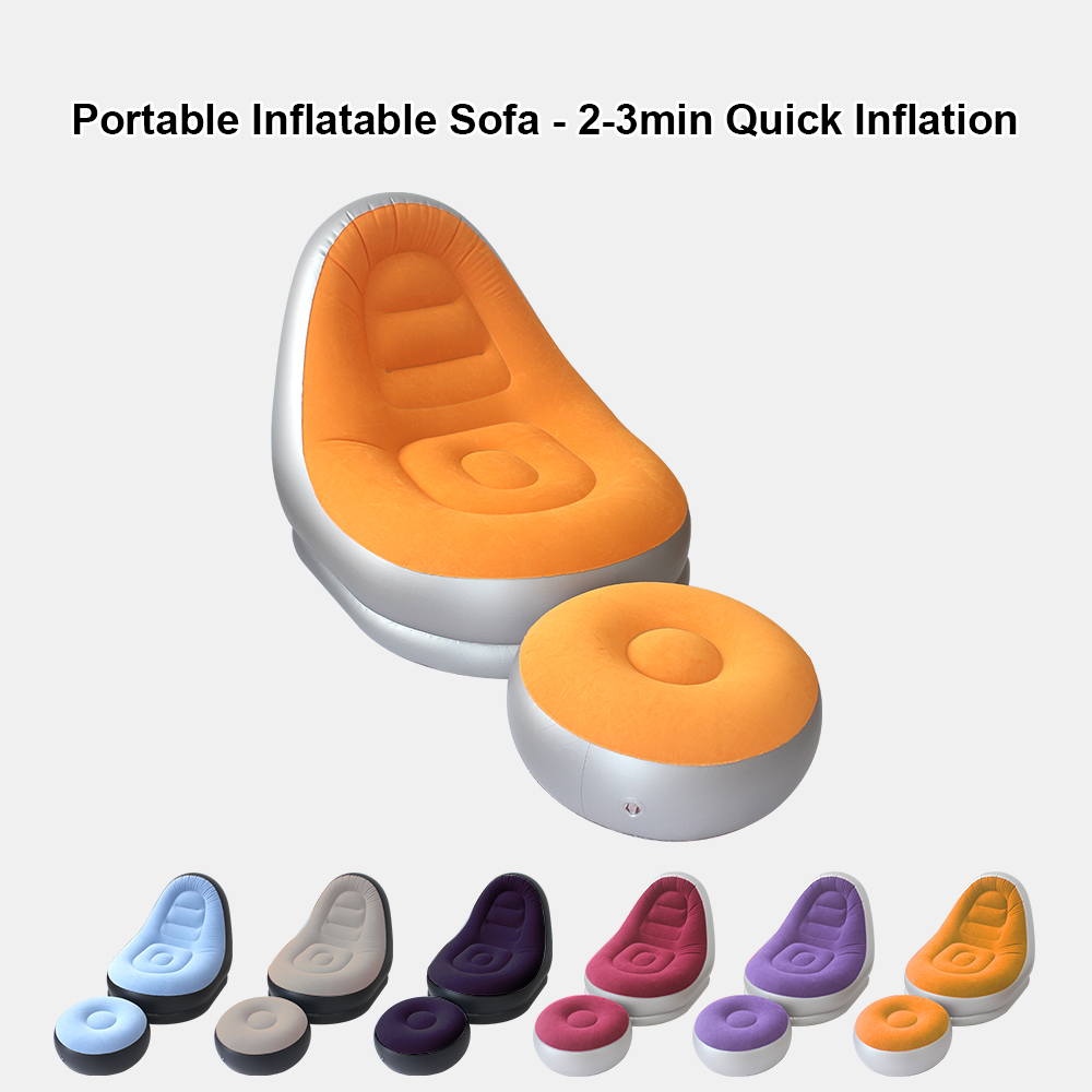 Outdoor Furniture Sales - Portable Multicolor Inflatable Air Sofa Set