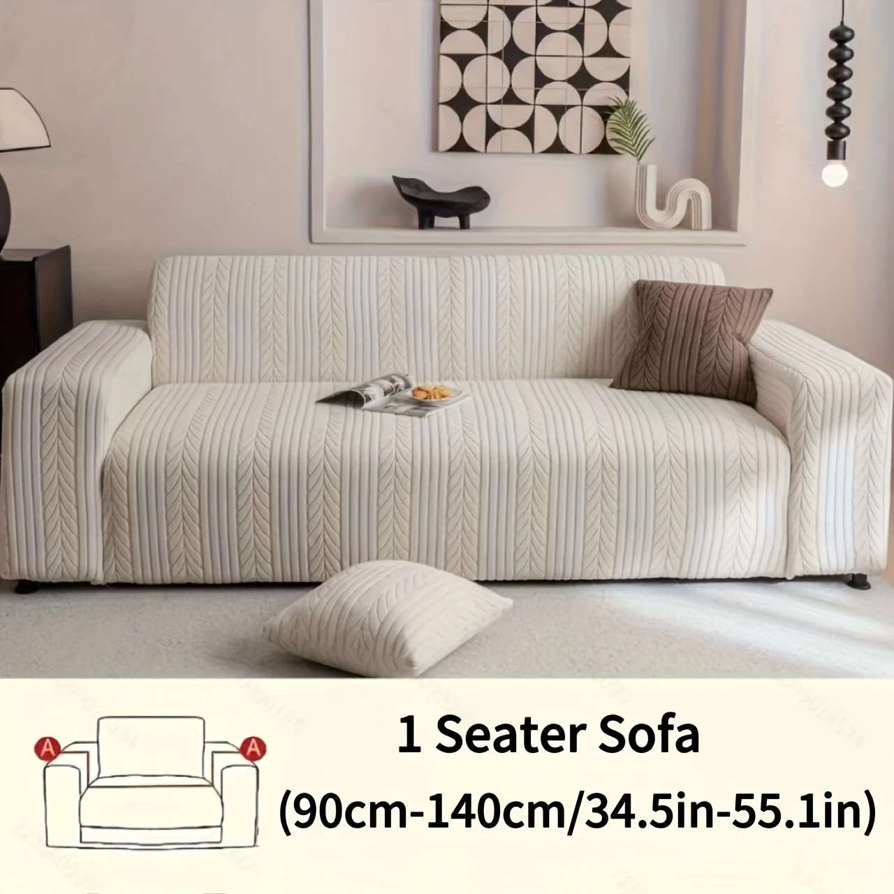 us1 Striped Sofa Cover, Washab – Outdoor Furniture Fabric recenzja i cena