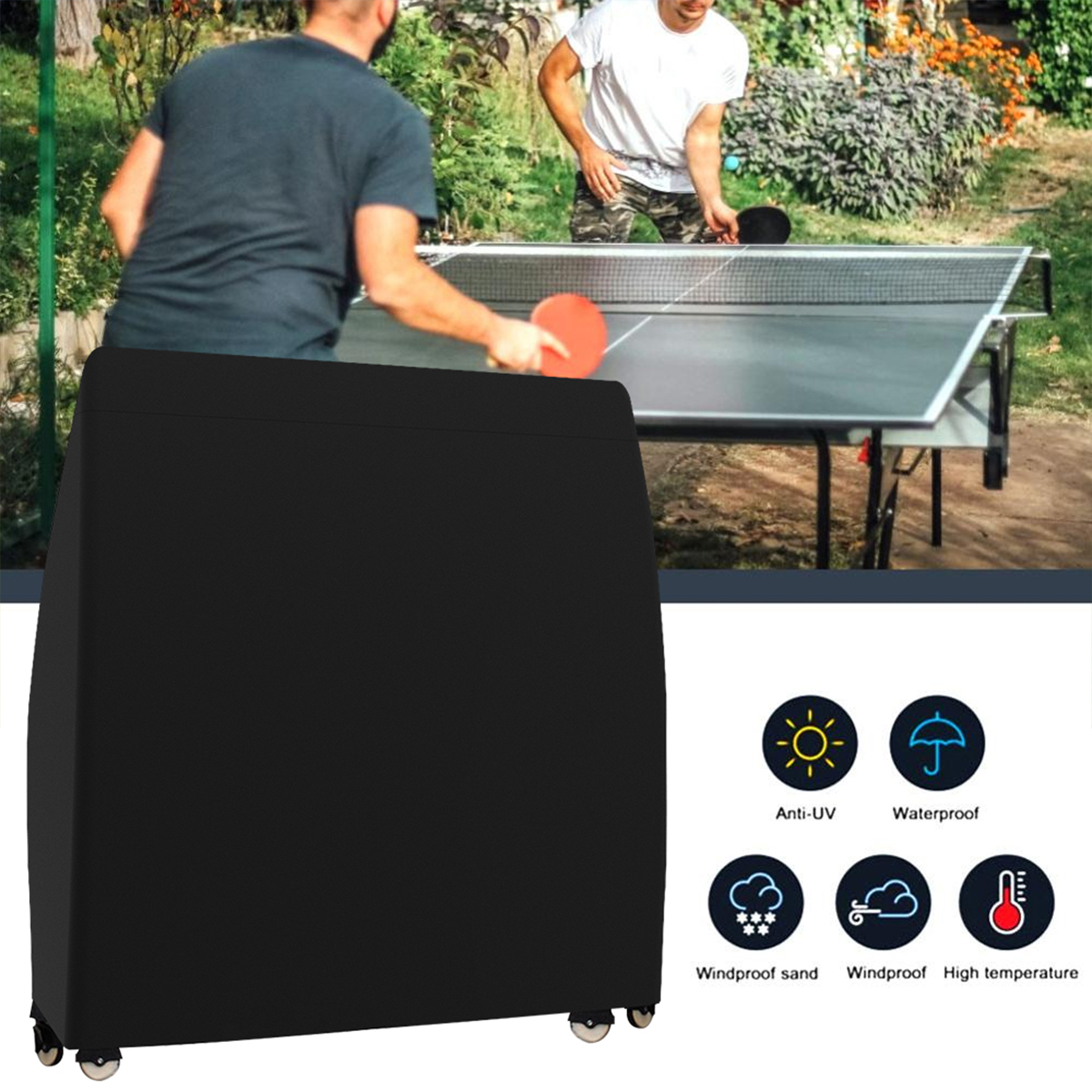 Table Tennis Table Cover Water – Outdoor Furniture Protector recenzja i cena