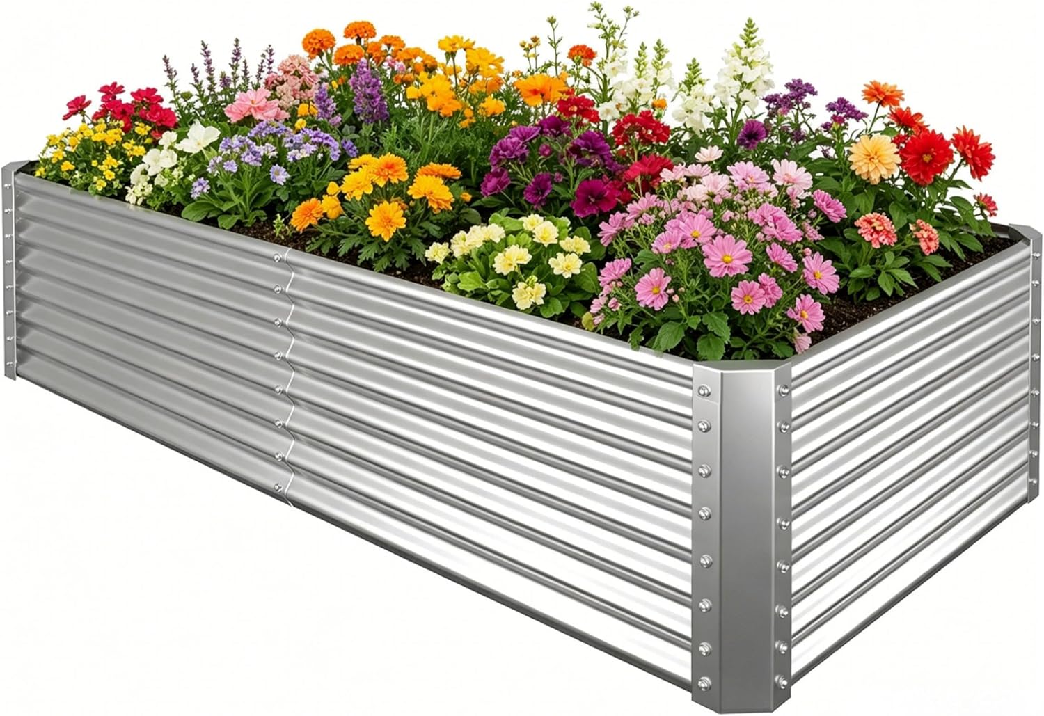 Tall Galvanized Raised Garden  – Planter Raised Metal recenzja i cena