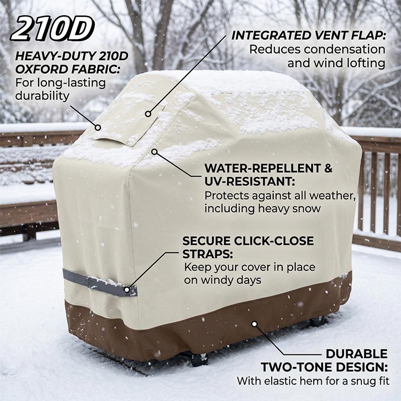 210D BBQ Beige Barbecue Grill  – Outdoor Furniture Protector recenzja i cena