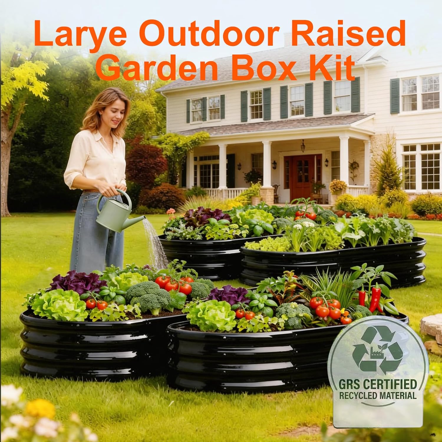 Raised Garden Bed Outdoor 2 Se – Planter Raised Metal recenzja i cena