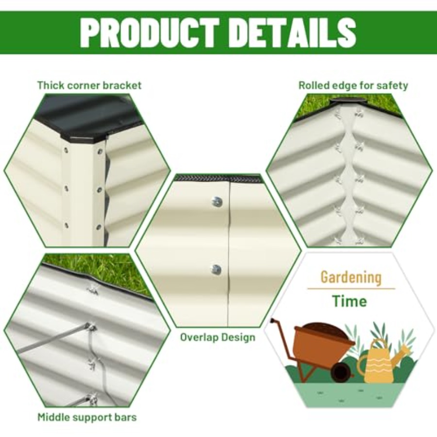 Galvanized Raised Garden Bed 8 – Planter Raised Metal recenzja i cena