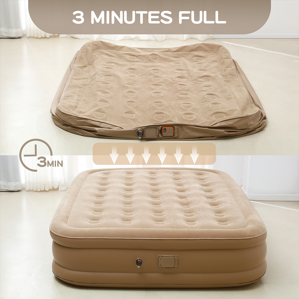 Queen Air Mattress with Built  – Outdoor Furniture Sales recenzja i cena