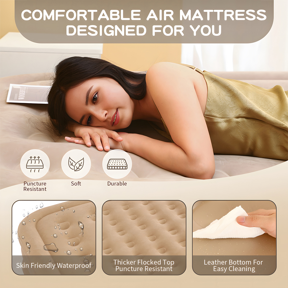 Queen Air Mattress with Built  – Outdoor Furniture Sales recenzja i cena