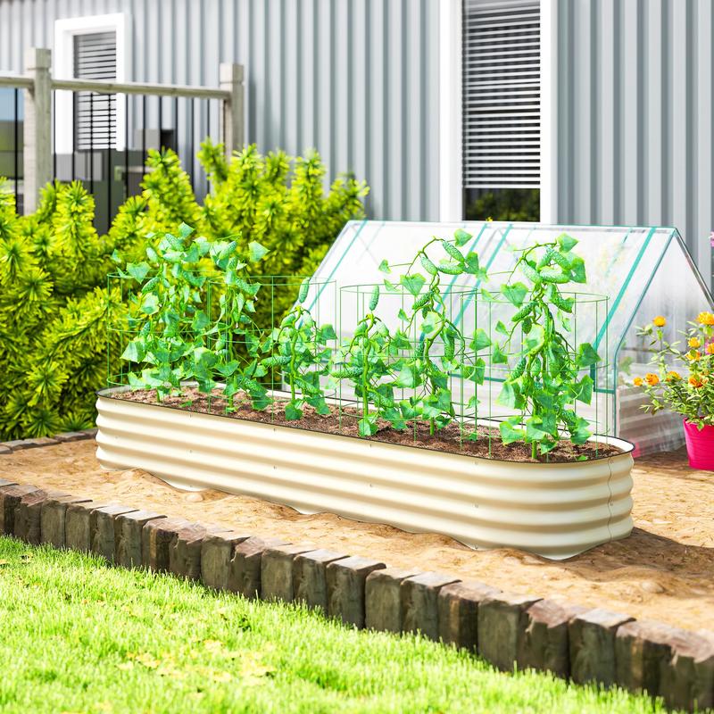 Outsunny 7.9' x 2' x 1' Galvan – Planter Raised Metal recenzja i cena