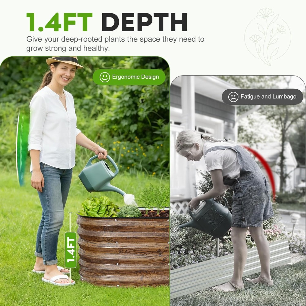Galvanized Raised Garden Bed O – Planter Raised Metal recenzja i cena