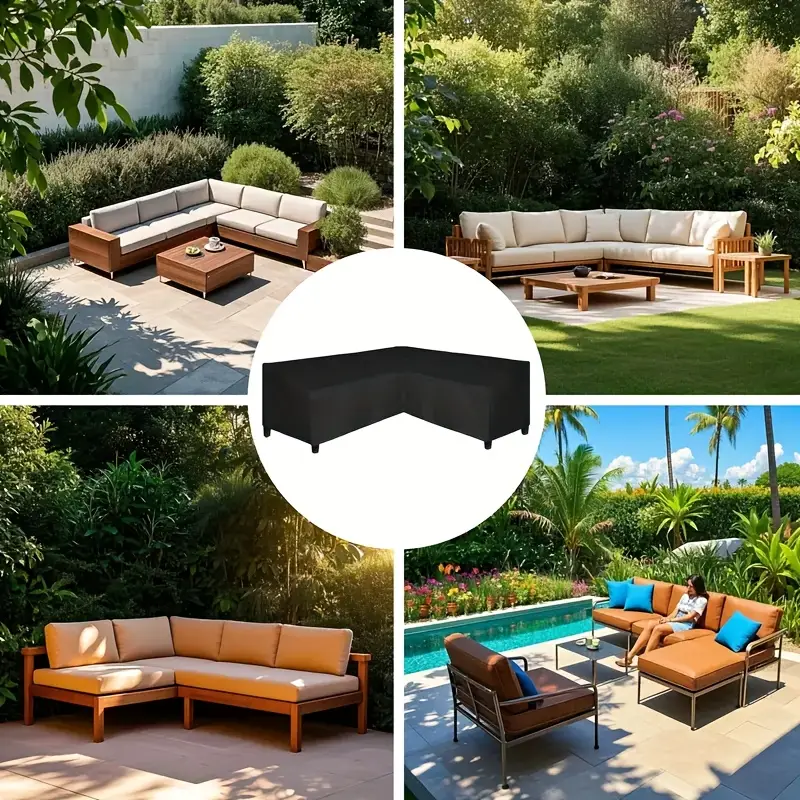 Anti-UV L-shaped Outdoor Sofa  – Outdoor Furniture Varnish recenzja i cena