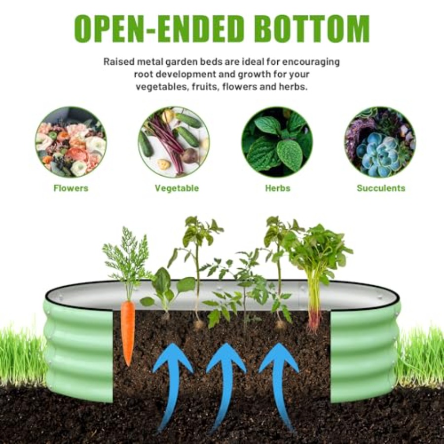 Galvanized Raised Garden Bed O – Planter Raised Metal recenzja i cena