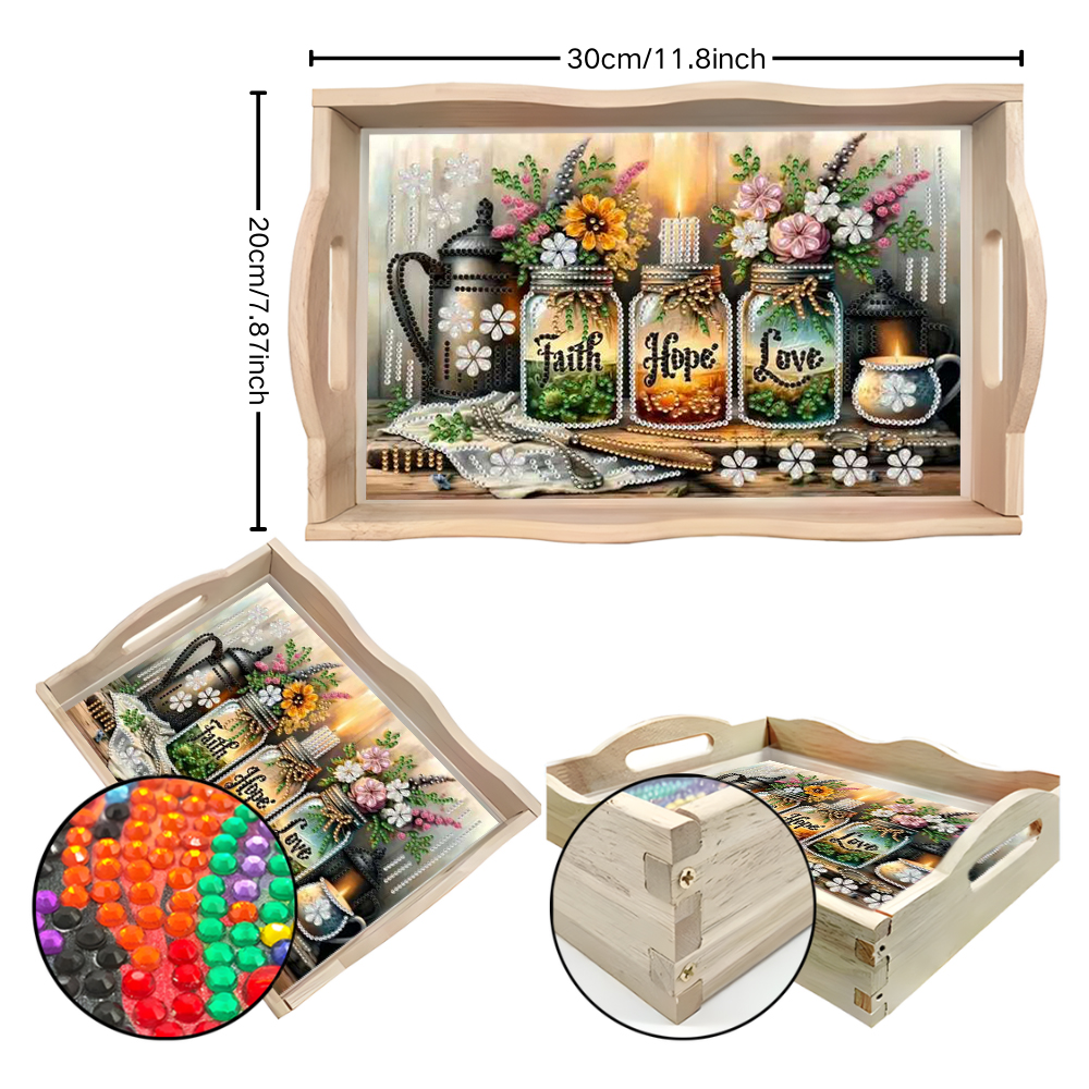 A diamond-painted square tray  – Outdoor Furniture Design recenzja i cena