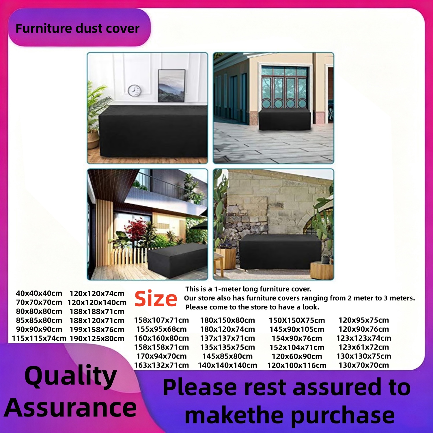 Patio FurnitureCover Rectangul – Outdoor Furniture Fabric recenzja i cena