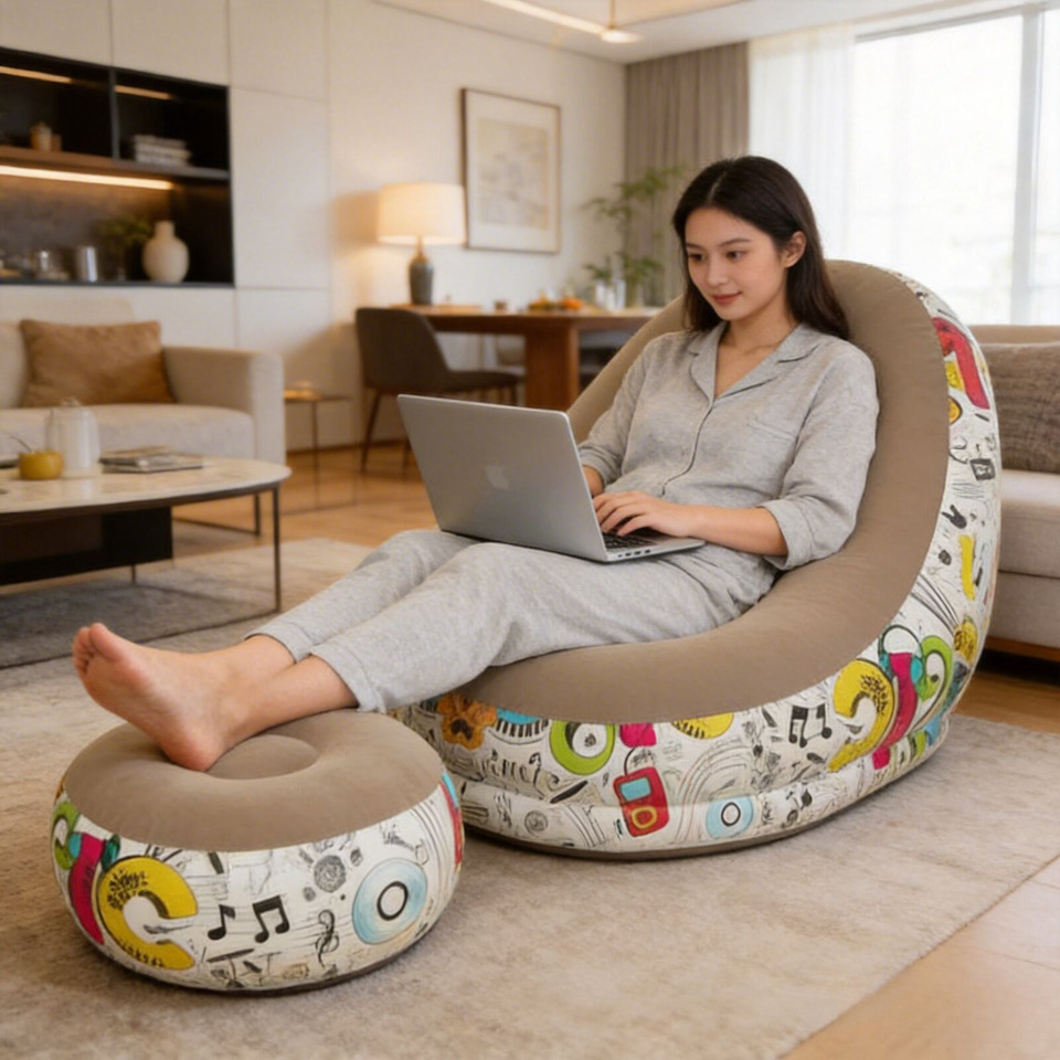 Modern Eco-flocked PVC Inflata – Outdoor Furniture Design recenzja i cena