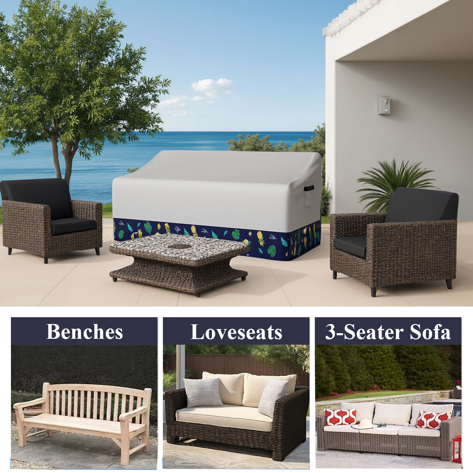 Outdoor Sofa Cover Waterproof  – Outdoor Furniture Varnish recenzja i cena
