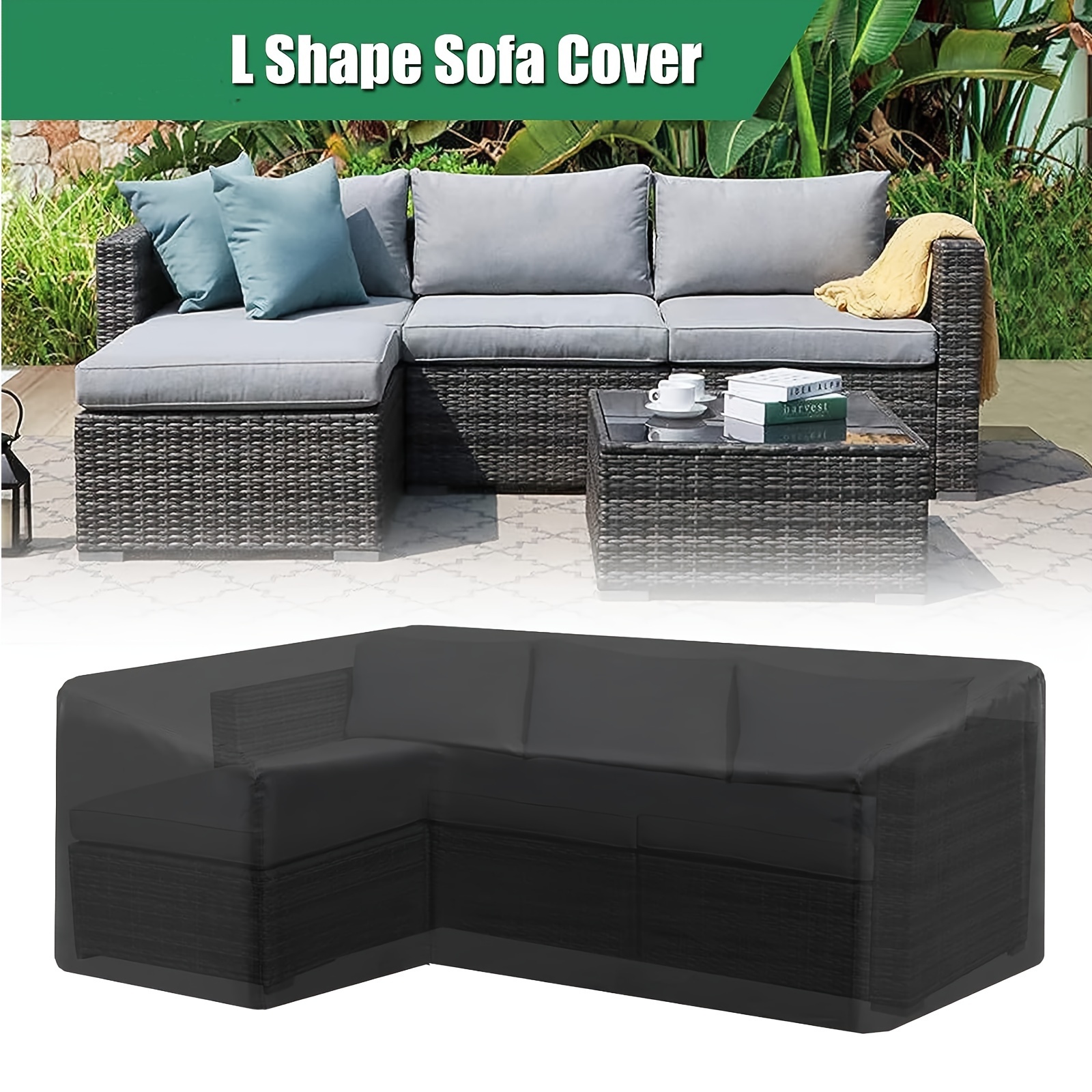 L-shaped Outdoor Sofa Cover, W – Outdoor Furniture Varnish recenzja i cena